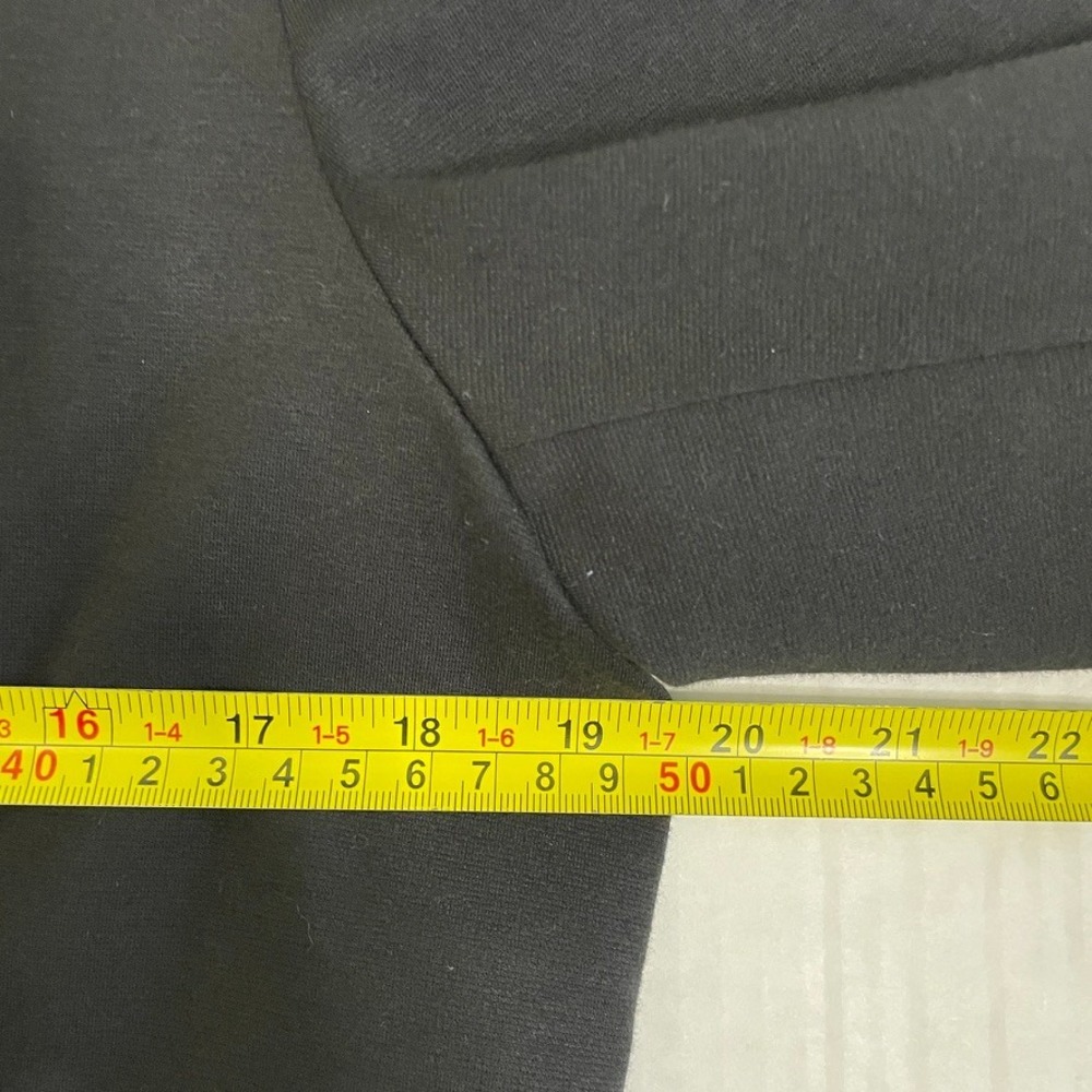Nicole Miller Original Blazer Womens Sz M Black 3/4 Sleeve Striped Lining Office - Picture 9 of 11